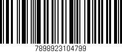 Código de barras (EAN, GTIN, SKU, ISBN): '7898923104799'