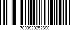 Código de barras (EAN, GTIN, SKU, ISBN): '7898923252698'