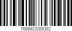Código de barras (EAN, GTIN, SKU, ISBN): '7898923269382'