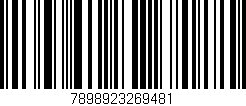 Código de barras (EAN, GTIN, SKU, ISBN): '7898923269481'