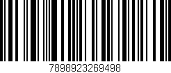 Código de barras (EAN, GTIN, SKU, ISBN): '7898923269498'