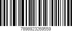 Código de barras (EAN, GTIN, SKU, ISBN): '7898923269559'