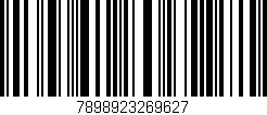 Código de barras (EAN, GTIN, SKU, ISBN): '7898923269627'