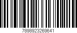 Código de barras (EAN, GTIN, SKU, ISBN): '7898923269641'