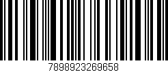 Código de barras (EAN, GTIN, SKU, ISBN): '7898923269658'