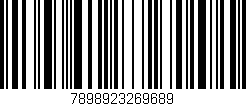 Código de barras (EAN, GTIN, SKU, ISBN): '7898923269689'