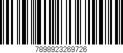 Código de barras (EAN, GTIN, SKU, ISBN): '7898923269726'