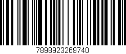 Código de barras (EAN, GTIN, SKU, ISBN): '7898923269740'