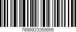 Código de barras (EAN, GTIN, SKU, ISBN): '7898923269856'