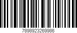 Código de barras (EAN, GTIN, SKU, ISBN): '7898923269986'