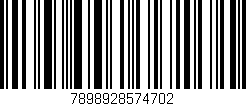Código de barras (EAN, GTIN, SKU, ISBN): '7898928574702'