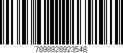 Código de barras (EAN, GTIN, SKU, ISBN): '7898928923548'