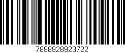 Código de barras (EAN, GTIN, SKU, ISBN): '7898928923722'