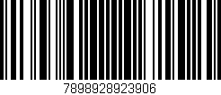 Código de barras (EAN, GTIN, SKU, ISBN): '7898928923906'