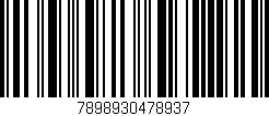 Código de barras (EAN, GTIN, SKU, ISBN): '7898930478937'