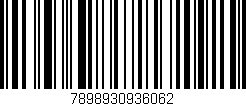 Código de barras (EAN, GTIN, SKU, ISBN): '7898930936062'