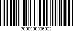 Código de barras (EAN, GTIN, SKU, ISBN): '7898930936932'