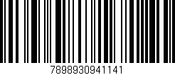 Código de barras (EAN, GTIN, SKU, ISBN): '7898930941141'