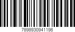 Código de barras (EAN, GTIN, SKU, ISBN): '7898930941196'