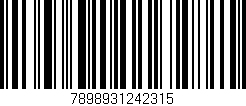 Código de barras (EAN, GTIN, SKU, ISBN): '7898931242315'