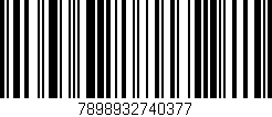 Código de barras (EAN, GTIN, SKU, ISBN): '7898932740377'
