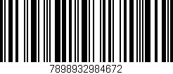 Código de barras (EAN, GTIN, SKU, ISBN): '7898932984672'