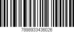 Código de barras (EAN, GTIN, SKU, ISBN): '7898933436026'