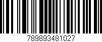 Código de barras (EAN, GTIN, SKU, ISBN): '789893481027'