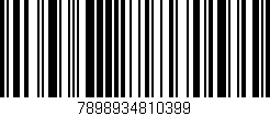 Código de barras (EAN, GTIN, SKU, ISBN): '7898934810399'
