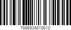 Código de barras (EAN, GTIN, SKU, ISBN): '7898934810610'