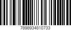 Código de barras (EAN, GTIN, SKU, ISBN): '7898934810733'