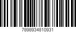 Código de barras (EAN, GTIN, SKU, ISBN): '7898934810931'