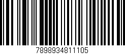 Código de barras (EAN, GTIN, SKU, ISBN): '7898934811105'