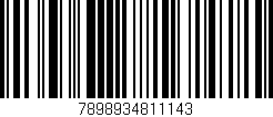 Código de barras (EAN, GTIN, SKU, ISBN): '7898934811143'