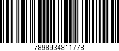 Código de barras (EAN, GTIN, SKU, ISBN): '7898934811778'