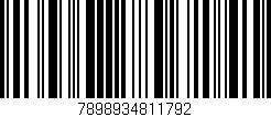 Código de barras (EAN, GTIN, SKU, ISBN): '7898934811792'