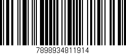 Código de barras (EAN, GTIN, SKU, ISBN): '7898934811914'