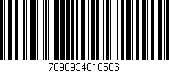 Código de barras (EAN, GTIN, SKU, ISBN): '7898934818586'