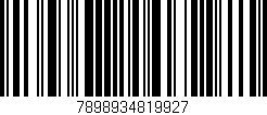 Código de barras (EAN, GTIN, SKU, ISBN): '7898934819927'