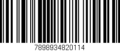 Código de barras (EAN, GTIN, SKU, ISBN): '7898934820114'