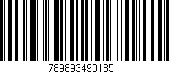 Código de barras (EAN, GTIN, SKU, ISBN): '7898934901851'