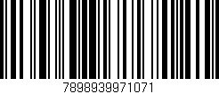 Código de barras (EAN, GTIN, SKU, ISBN): '7898939971071'