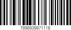 Código de barras (EAN, GTIN, SKU, ISBN): '7898939971118'
