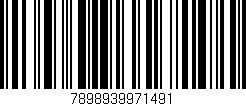 Código de barras (EAN, GTIN, SKU, ISBN): '7898939971491'