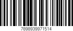 Código de barras (EAN, GTIN, SKU, ISBN): '7898939971514'