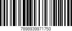 Código de barras (EAN, GTIN, SKU, ISBN): '7898939971750'