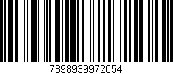 Código de barras (EAN, GTIN, SKU, ISBN): '7898939972054'