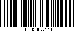 Código de barras (EAN, GTIN, SKU, ISBN): '7898939972214'