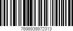 Código de barras (EAN, GTIN, SKU, ISBN): '7898939972313'