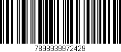 Código de barras (EAN, GTIN, SKU, ISBN): '7898939972429'